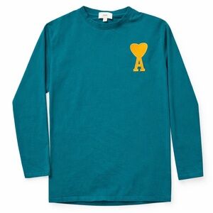 🧡 AMI | Alexandre Mattiussi | Logo Long Sleeve Shirt | Size L